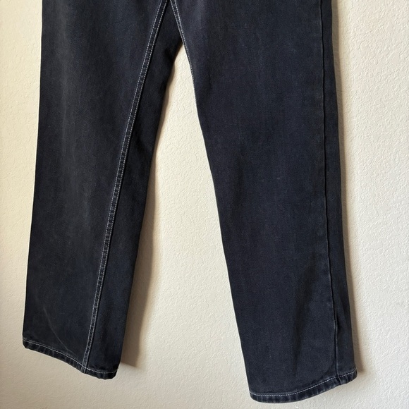 Brandy Melville J. Galt Carpenter Straight Leg Jeans with Contrast Stitching - Picture 5 of 11